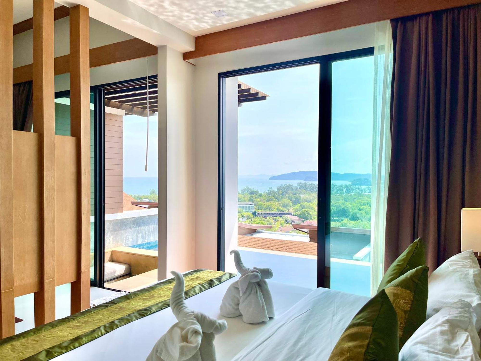 207 Ao Nang, Private Sew View Pool Villa エクステリア 写真